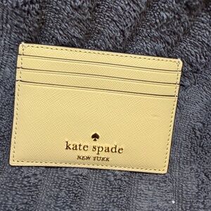 Kate Spade Yellow Card Holder